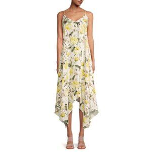 Patrizia Luca Milano Floral Print Midi Dress Size Small
